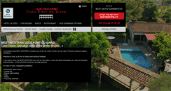 Desktop Screenshot of bestwestern-uzes-pont-du-gard.com